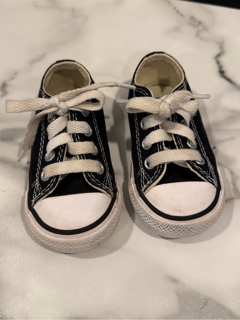 Converse Black and White All Star Baby Sneakers